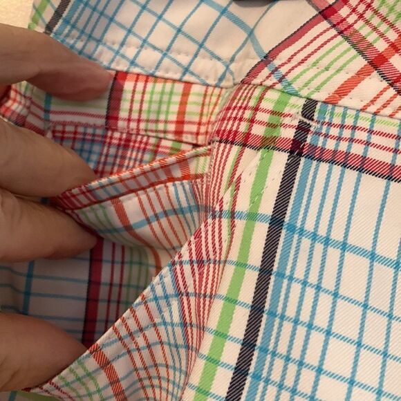 Slazenger Size 4 plaid Golf shorts - Picture 4 of 10